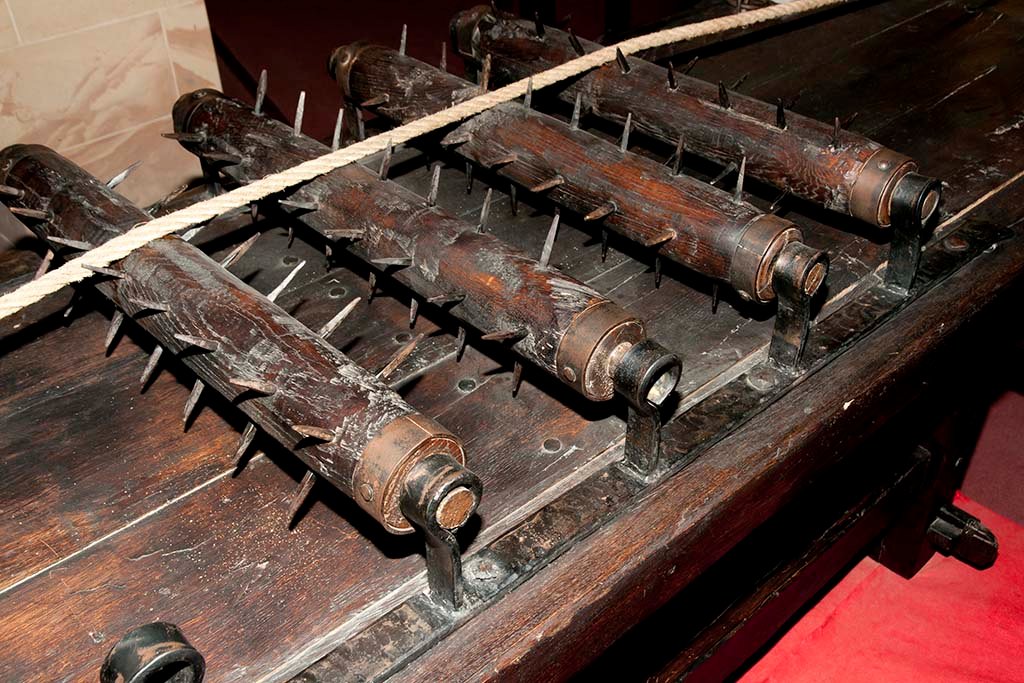 Medieval Torture Rack at the inquisition museum seville
