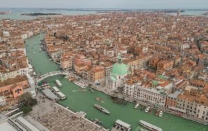 Aerial view of Venice